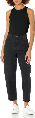 The Drop Women's Valerie Cutaway-Neck Racerback Rib Knit Tank Top - Image 4
